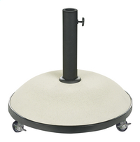 Pied De Parasol Béton 35 Kg Blanc