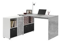 Bureau Lex Noir : Bureau lex gris béton collishop