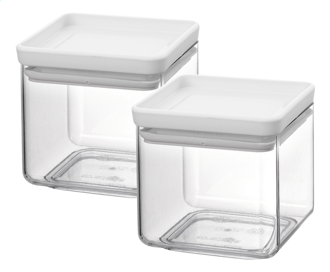 Brabantia 2 boîtes à provisions Tasty+ light grey 0,7 l Pas Cher à prix