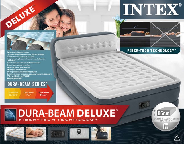 Intex Matelas Autogonflant Pour 2 Personnes Dura Beam