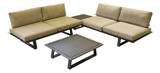 Loungeset Danica Antraciet