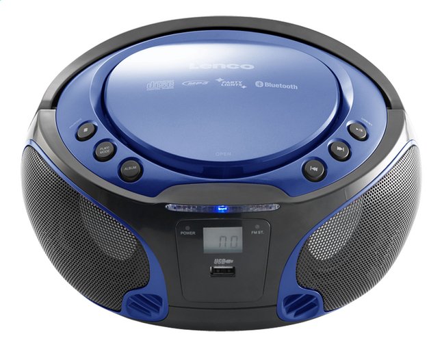 Lenco radio/lecteur CD portable SCD 550 bleu Pas Cher à prix discount