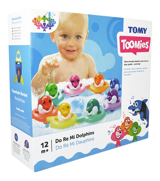 Tomy Jouet De Bain Do Ré Mi Dauphins