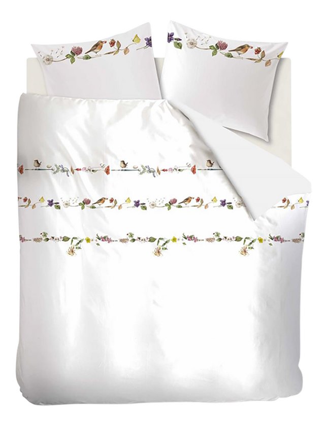 Marjolein Bastin Dekbedovertrek Flowery White Flanel 200 X 220 Cm