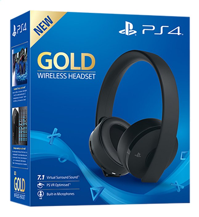 PS4 draadloze headset Gold Edition Koop nu aan goedkope prijzen