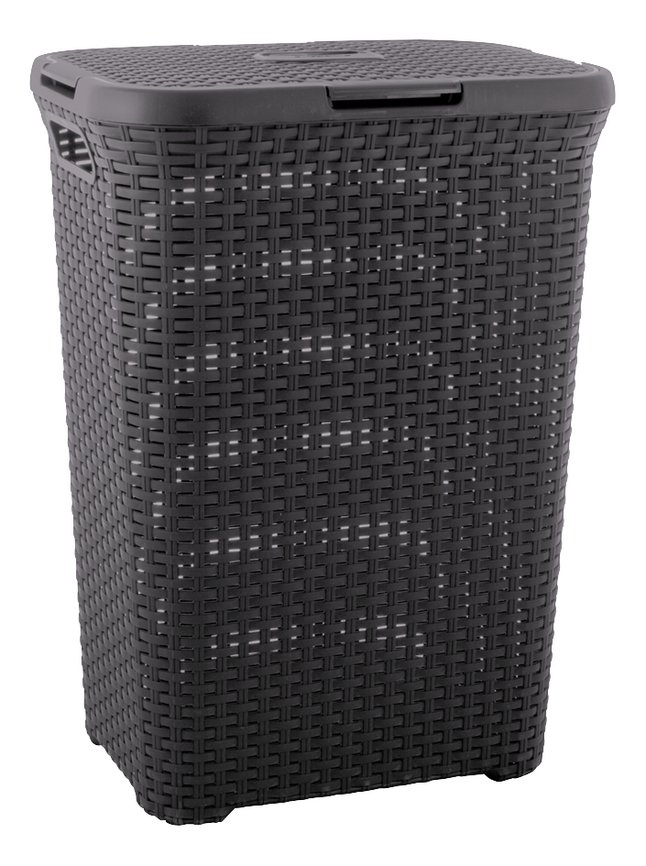 Curver Corbeille A Linge Natural 60 L Anthracite Pas Cher A Prix
