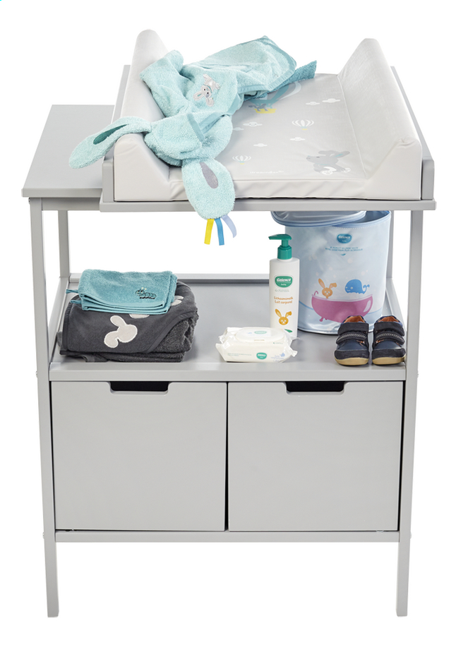 Jurababy Table A Langer Gris Pas Cher A Prix Discount