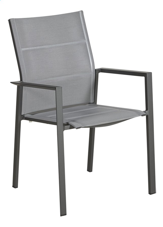 Tuinstoel Alayi Zilvergrijsantraciet