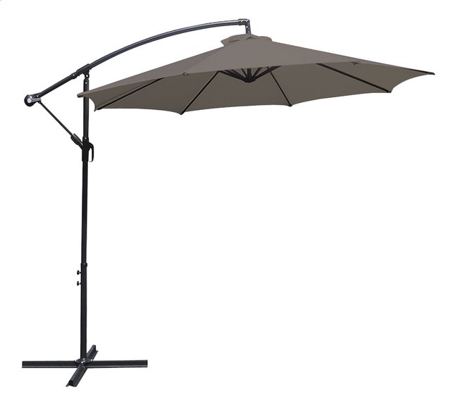 Parasol Suspendu Métal ø 3 M Taupe