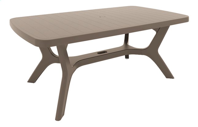 Allibert Table de jardin Baltimore cappuccino L 177 x Lg ...