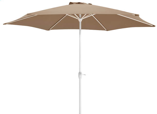 Aluminium Parasol Diameter 3 M Taupe