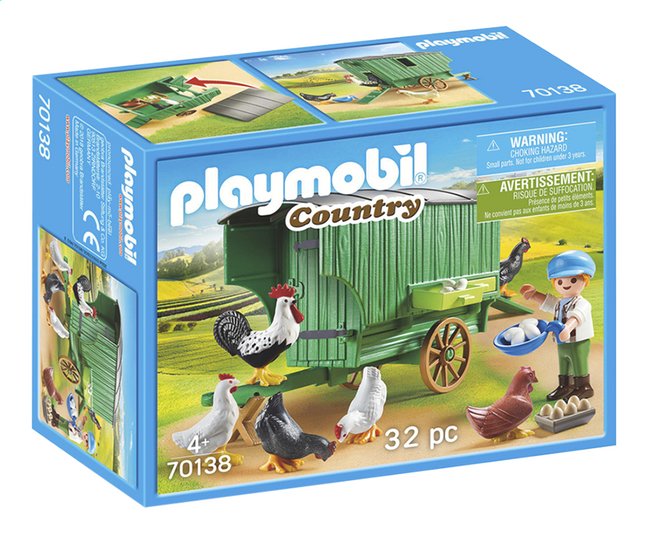 Playmobil Country 70138 Enfant Et Poulailler