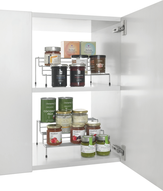 Metaltex Etagere De Rangement Pour Armoire X Tend Argente Pas Cher