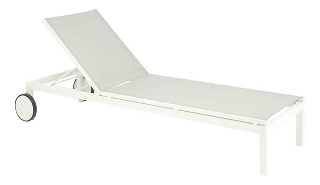 Ligbed Cadiz Lichtgrijswit