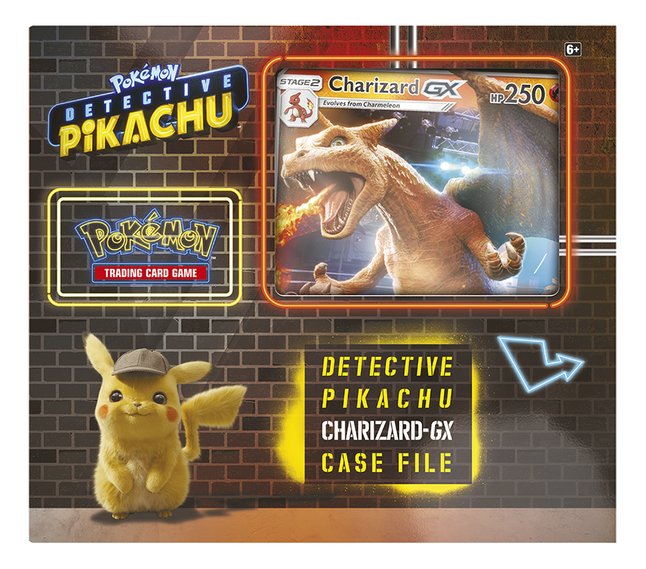 Pokémon Trading Cards Detective Pikachu Gx Box Charizard