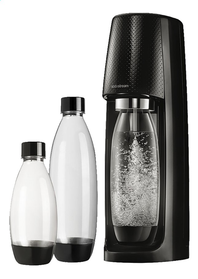 Sodastream Sodamaker Spirit Black Mega Pack Zwart