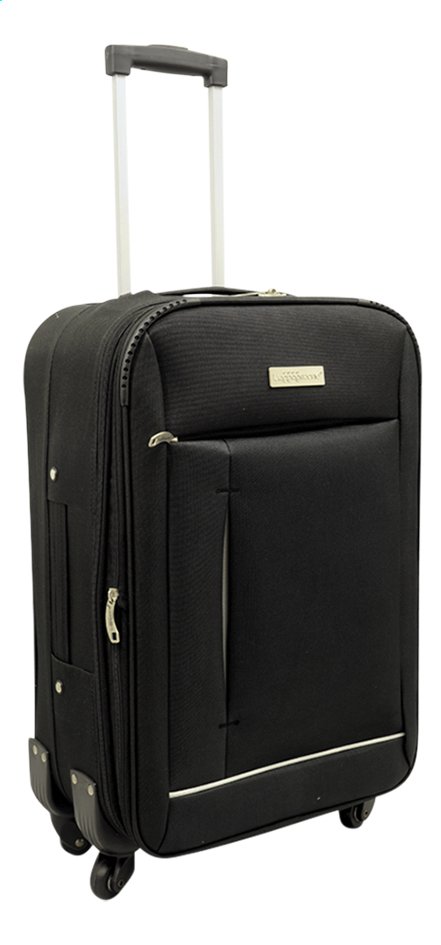 Luggagezone By Beverly Hills Zachte Reistrolley Zwart 515 Cm