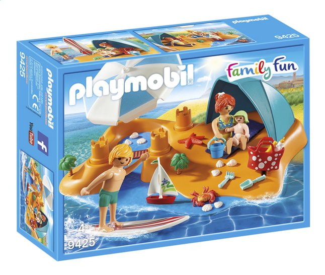 Playmobil Family Fun 9425 Famille De Vacanciers Et Tente
