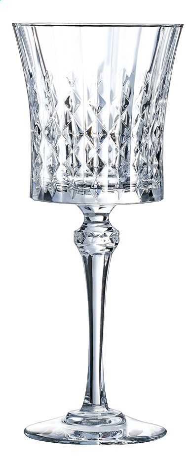 Eclat Cristal Darques Paris 6 Wijnglazen Lady Diamond