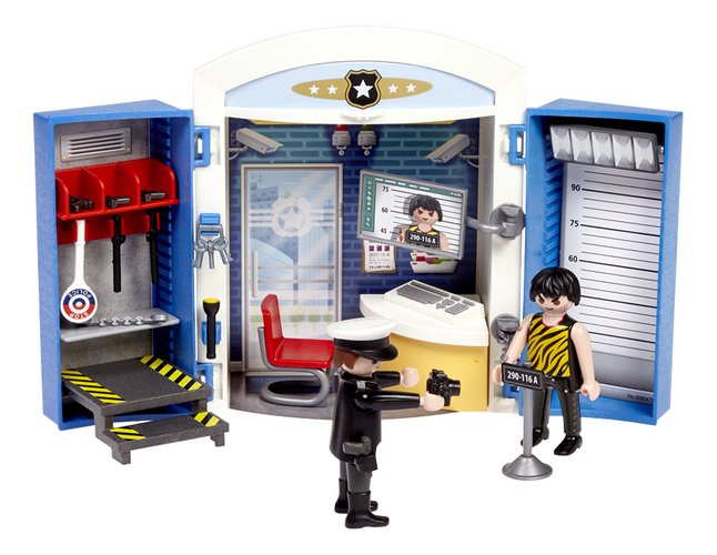Playmobil City Action 70306 Coffre Commissariat De Police Pas Cher