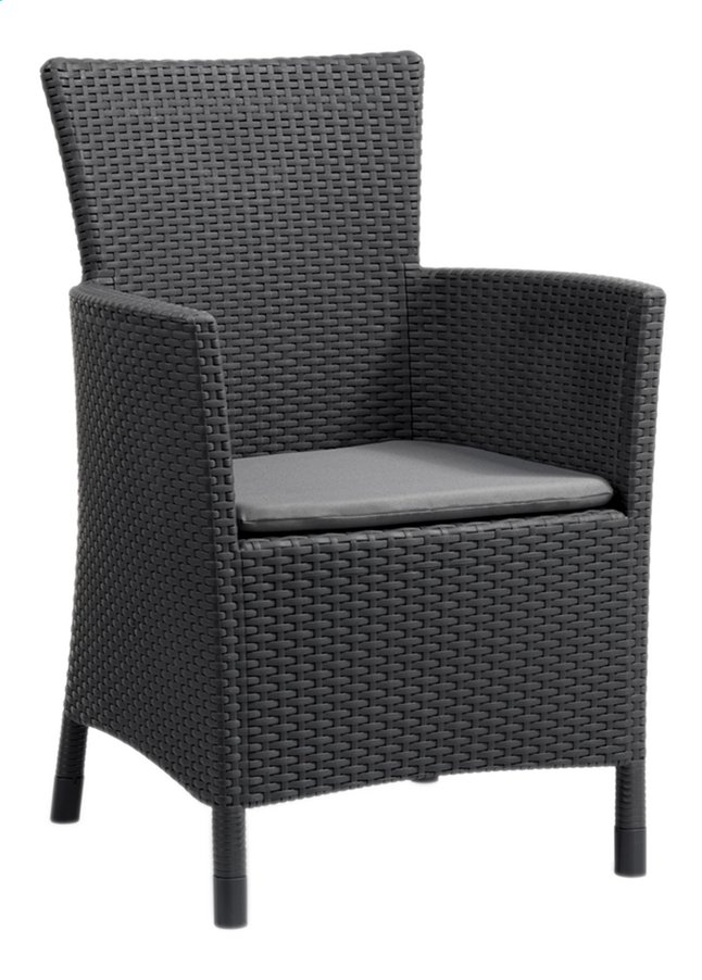 Allibert Fauteuil De Jardin Iowa Gris Graphite