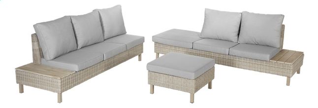 Loungeset Loya Grijsbruin
