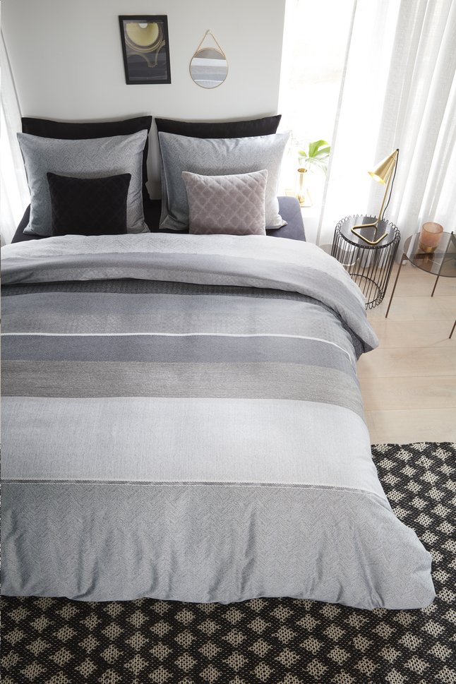 Beddinghouse Dekbedovertrek Bodhi Black Katoensatijn 200 X 220 Cm