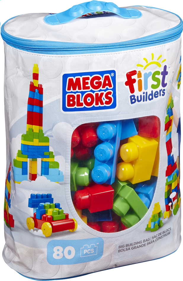 Mega Bloks First Builders Big Building Bag 80 pièces