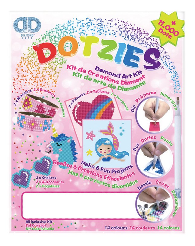 Diamond Dotz Dotzies Kit De Creations Rose Pas Cher A Prix Discount