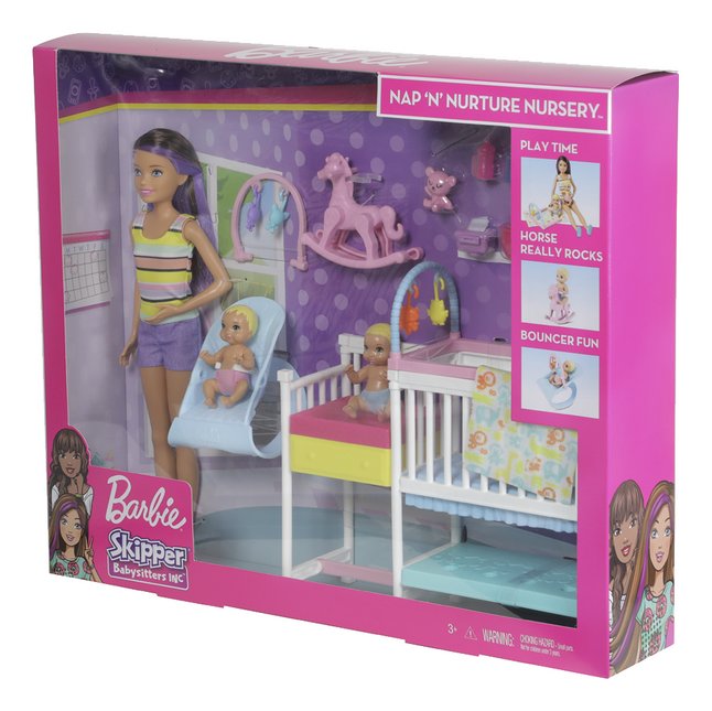 Barbie Baby Sitter Skipper La Chambre Des Jumeaux Pas Cher A