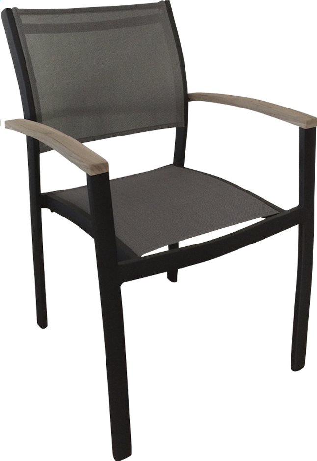 Chaise De Jardin Creil Gris Argentéanthracite