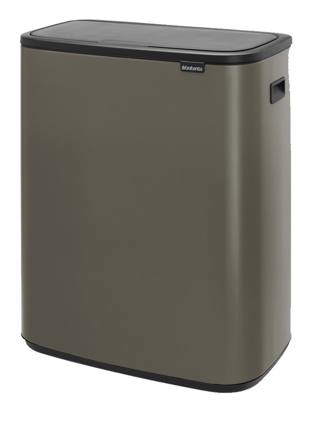 Brabantia Afvalemmer Touch Bin Bo platinum 2 x 30 l Koop nu aan