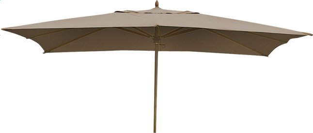 Parasol De Luxe En Bois Fsc 2 X 3 M Taupe