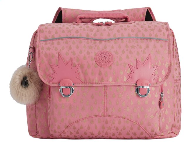 Kipling Cartable Iniko Pink Gold Drop 40 Cm