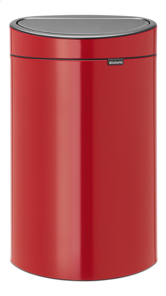 Brabantia Poubelle Touch Bin New passion red 40 l Pas Cher à prix discount