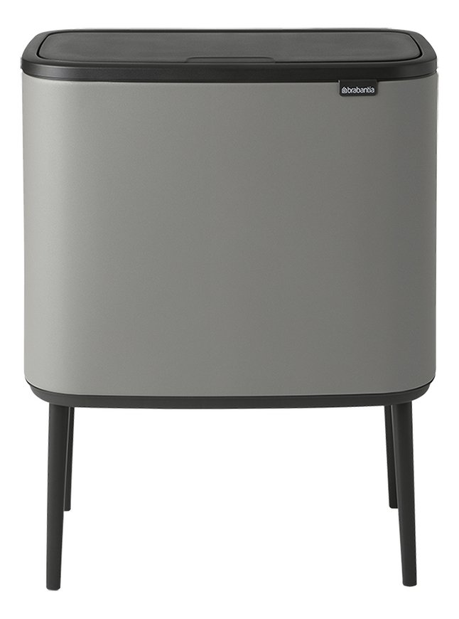 Brabantia Poubelle Touch Bin Bo mineral concrete grey 11 + 23 l Pas