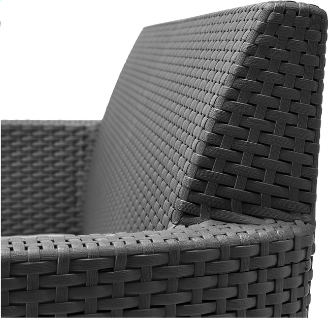 Allibert Ensemble De Balcon Salemo Graphite Pas Cher A Prix Discount