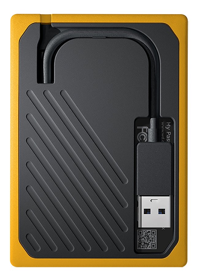 Wd Externe Harde Schijf My Passport Go 500 Gb Zwartoranje