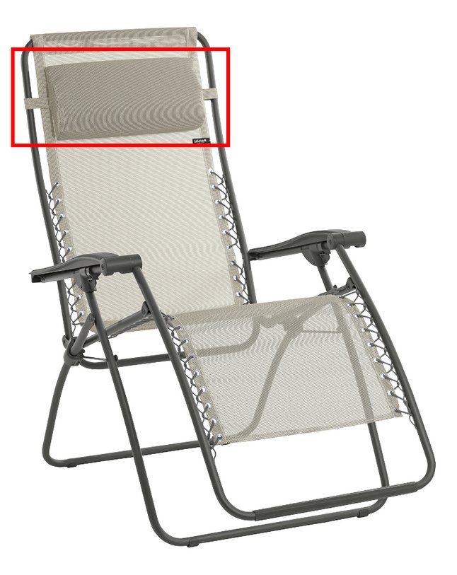 Lafuma Appuie Tête Pour Fauteuil Relax Rsxa Beige