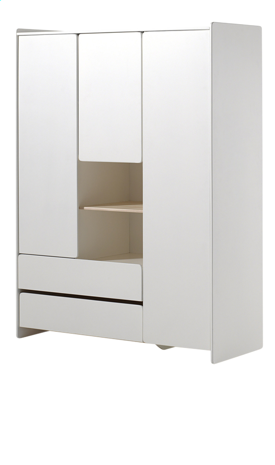 Garde Robe 3 Portes Et 2 Tiroirs Kiddy