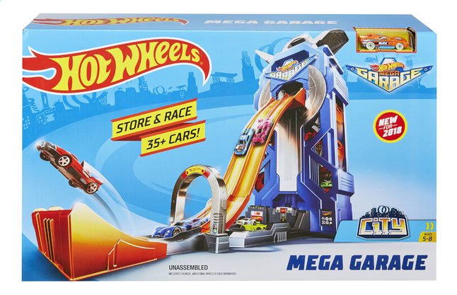 Hot Wheels Circuit Acrobatique Mega Garage Pas Cher A Prix Discount