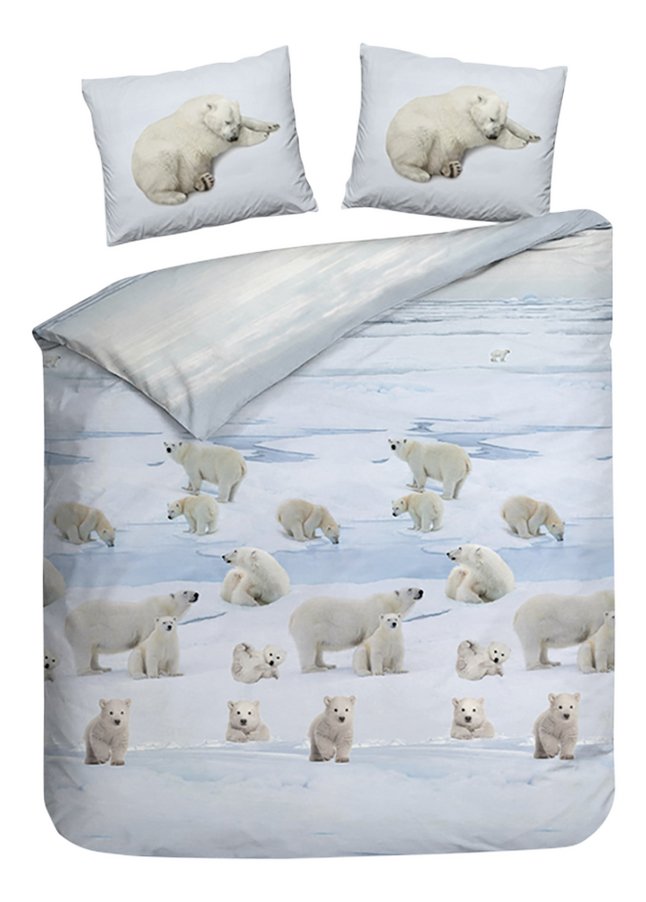 Heckett Lane Dekbedovertrek Ben Illusion Blue Flanel Koop Nu