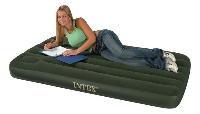 Intex Luchtmatras Voor 1 Persoon Downy Twin