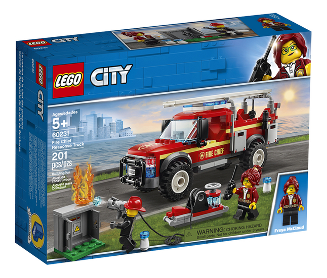 Lego City 60231 La Camion Du Chef Des Pompiers Pas Cher A Prix