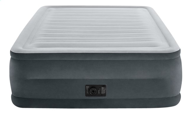 Intex Matelas Gonflable Pour 2 Personnes Queen Dura Beam Plush Gris