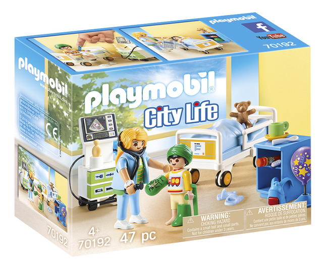 Playmobil City Life 70192 Chambre D Hopital Pour Enfant Pas Cher A Prix Discount