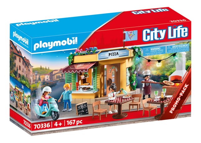 Playmobil City Life 70336 Pizzeria Avec Terrasse