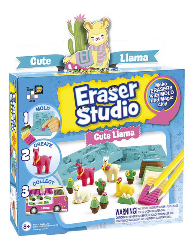 Eraser Studio Cute Llama Crée tes gommes Pas Cher à prix discount