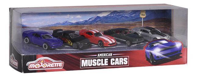 Majorette Voiture American Muscle Cars 5 Pieces Pas Cher A Prix