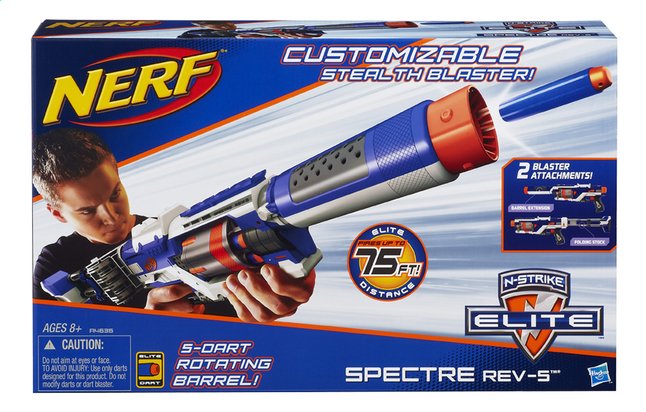 Nerf Blaster Elite N Strike Spectre Rev 5